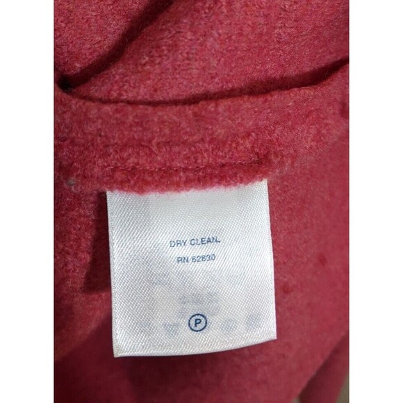 Lands End Cardigan Sweater Jacket Collared 100% Wool Outdoor 14 Regular - Picture 10 of 10